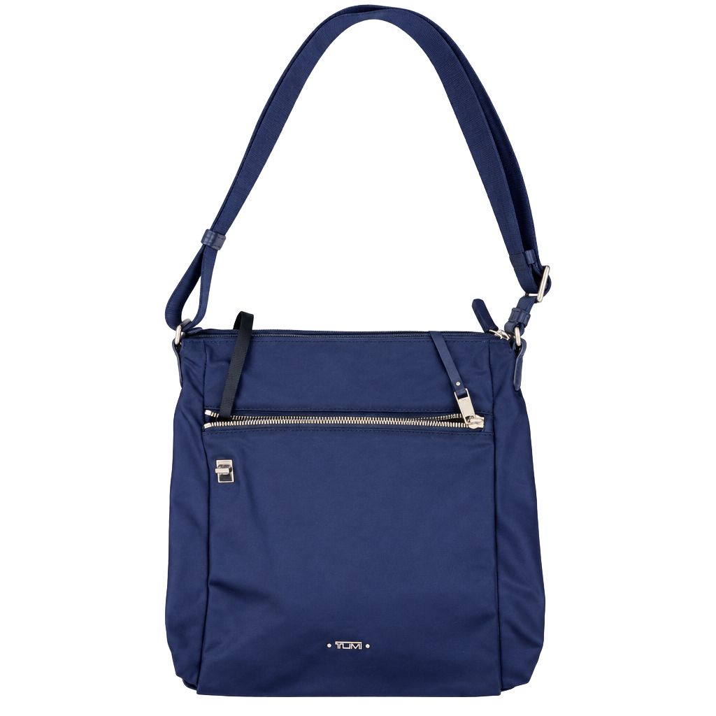 TUMI Voyageur Canton Crossbody Bag Blue Nylon 1