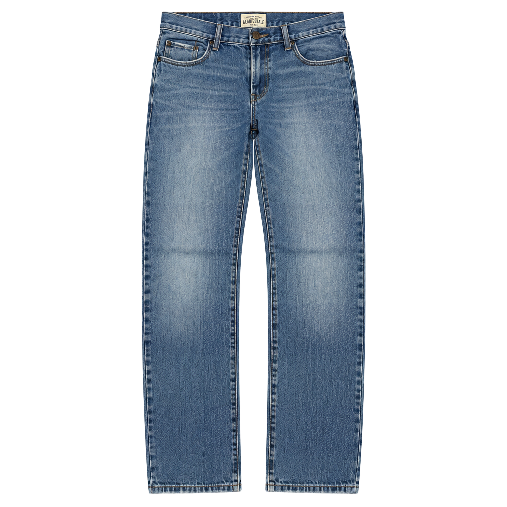 Early 2000s Aeropostale Straight Jeans 30x30 Blue Denim 1