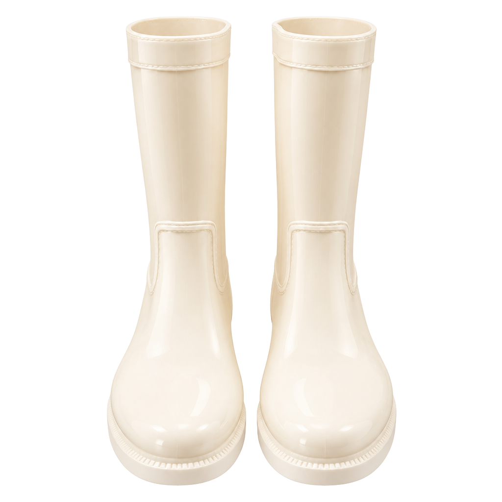 The Drop Rain Boot Size 6 & 7 White 1