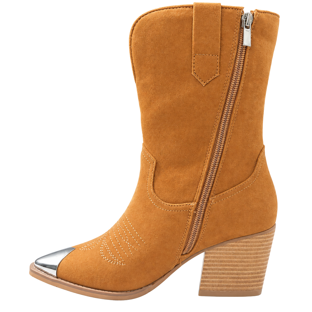 The Drop Women Sandra Heeled Cowboy Boot 5.5 1