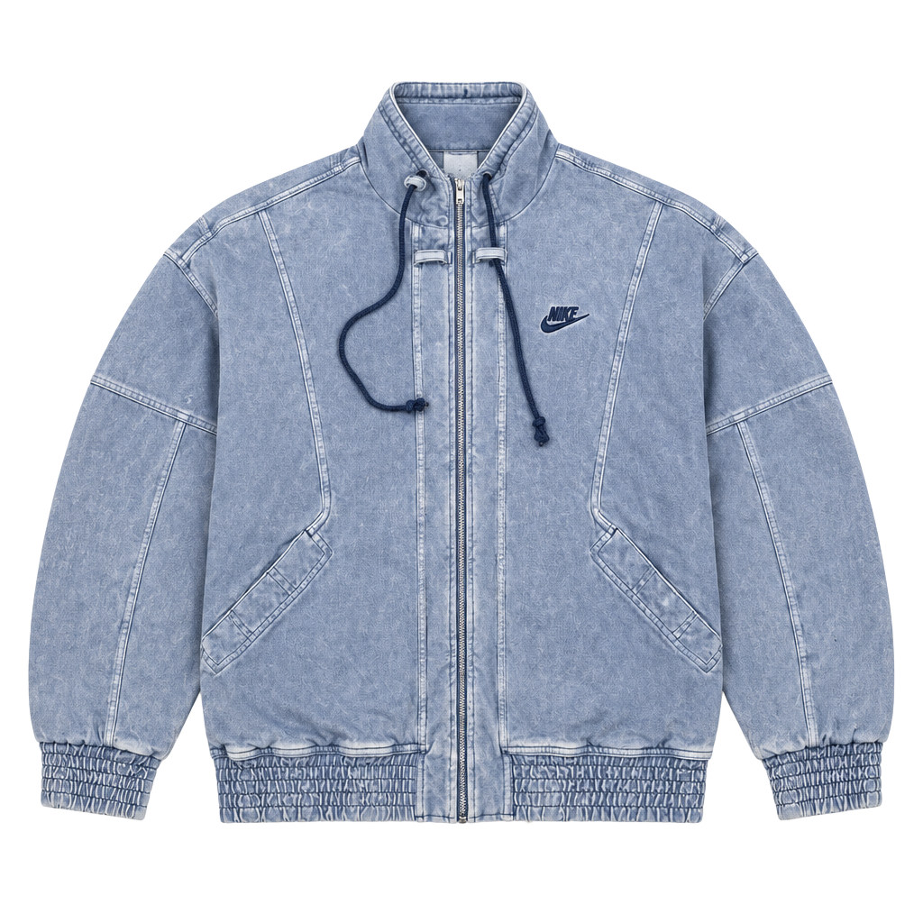 Nike Challenge Court Reissue Jacket Acid Wash Blue 1