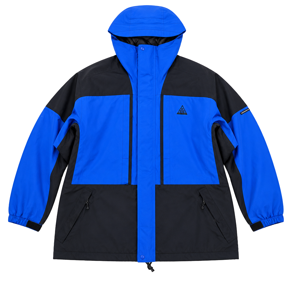 Nike ACG Jacket Size XL Vintage Blue Black Windbreaker Parka 1