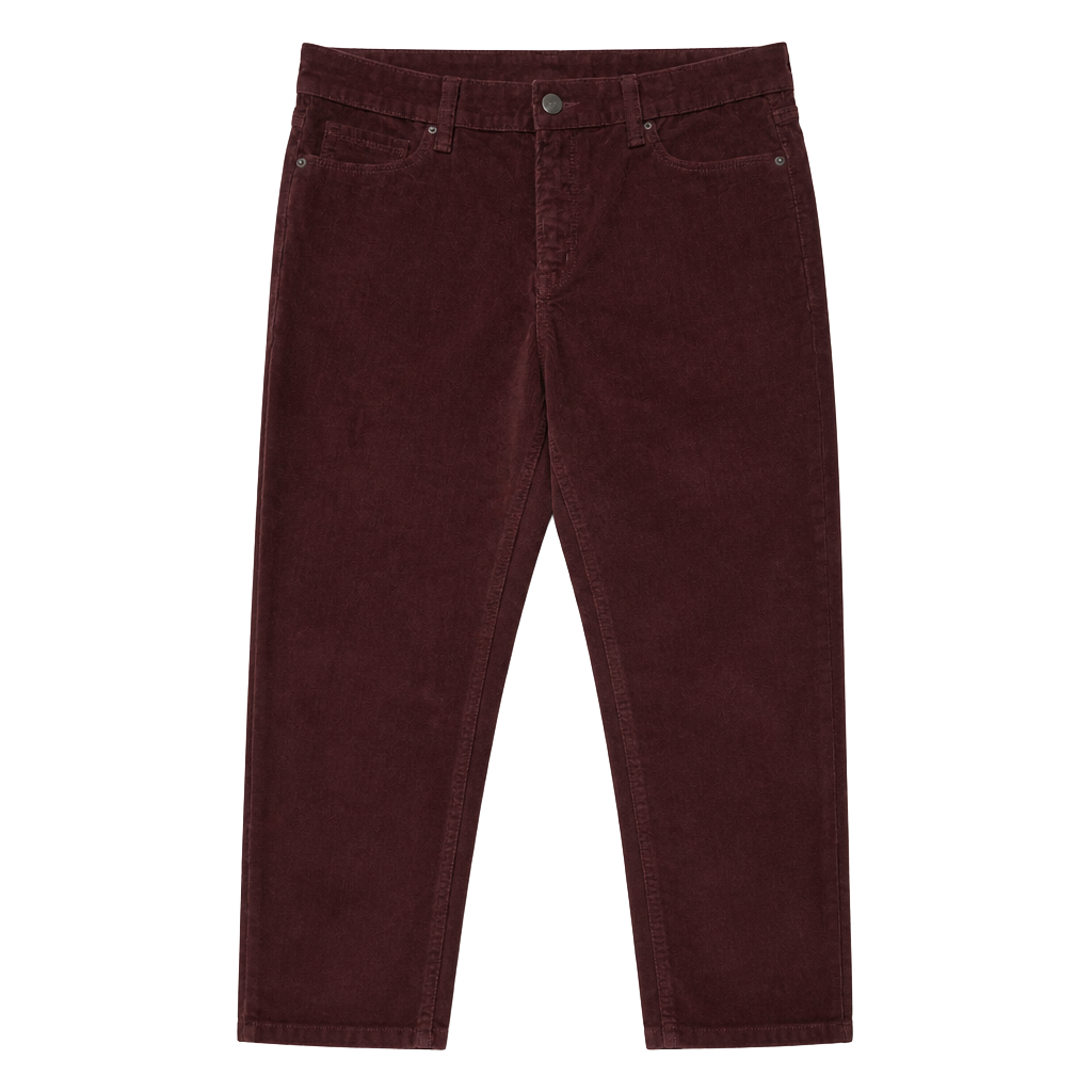 Old Navy Rockstar Corduroy Pants Burgandy 1