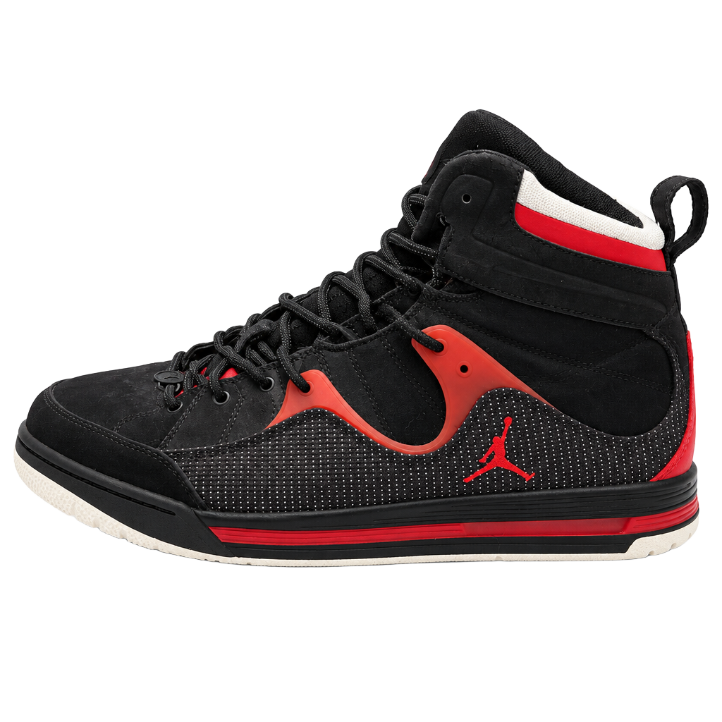 Jordan Flight TR 97 Basketball Shoes Black Red 1