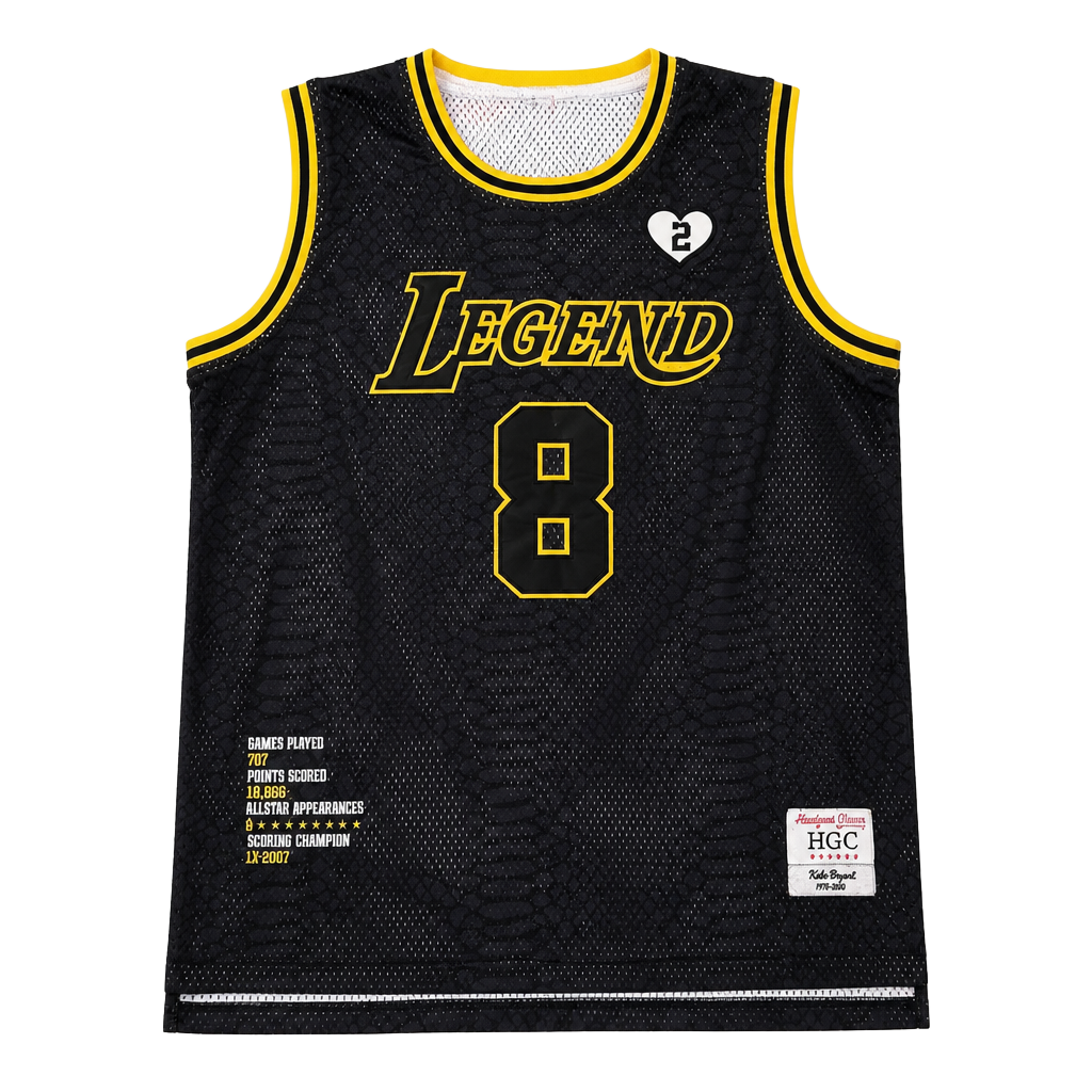 HEADGEAR Classics LEGEND MAMBA #8 Youth BASKETBALL JERSEY 2xl 1