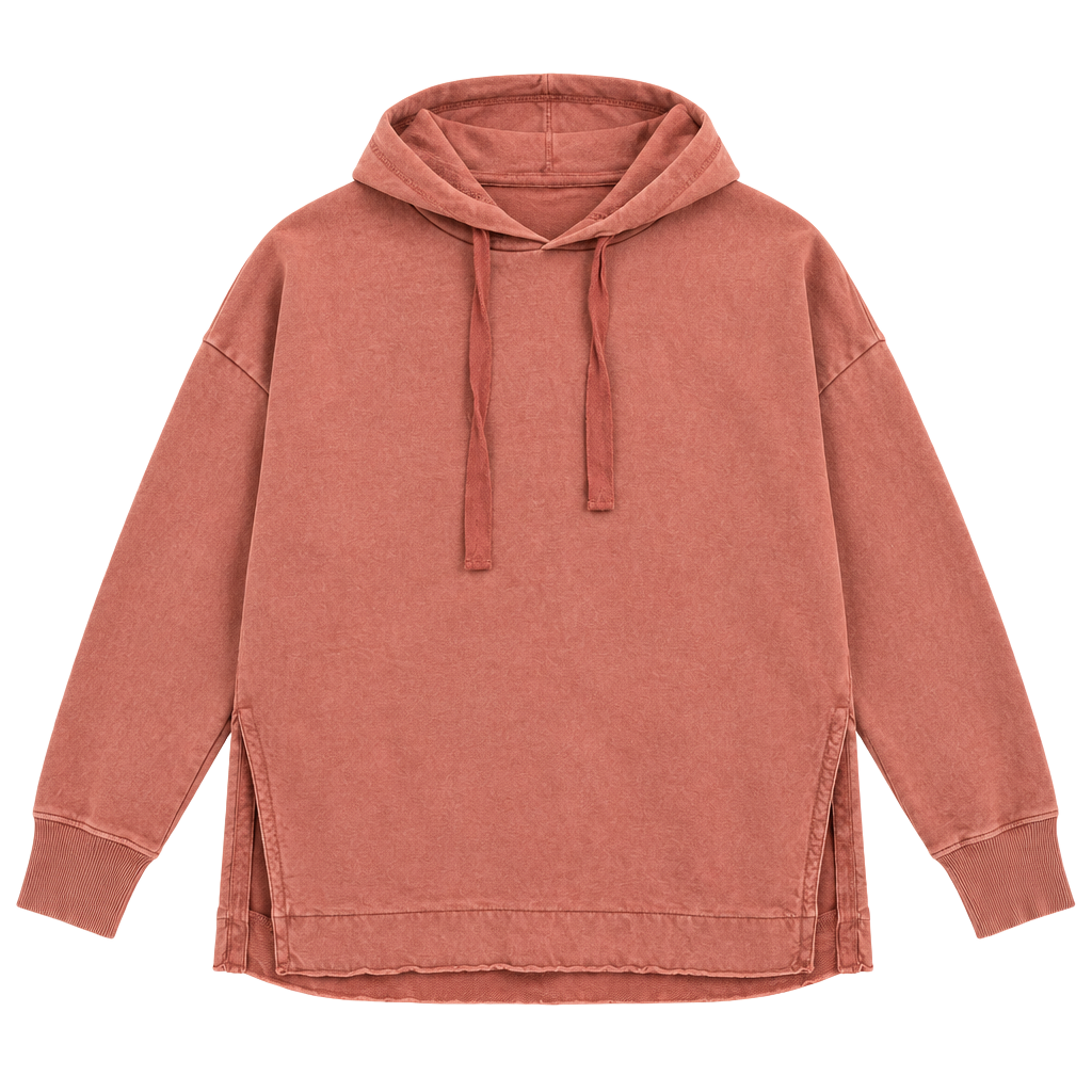Aerie Hoodie Size L Terracotta Oversized Pullover 1