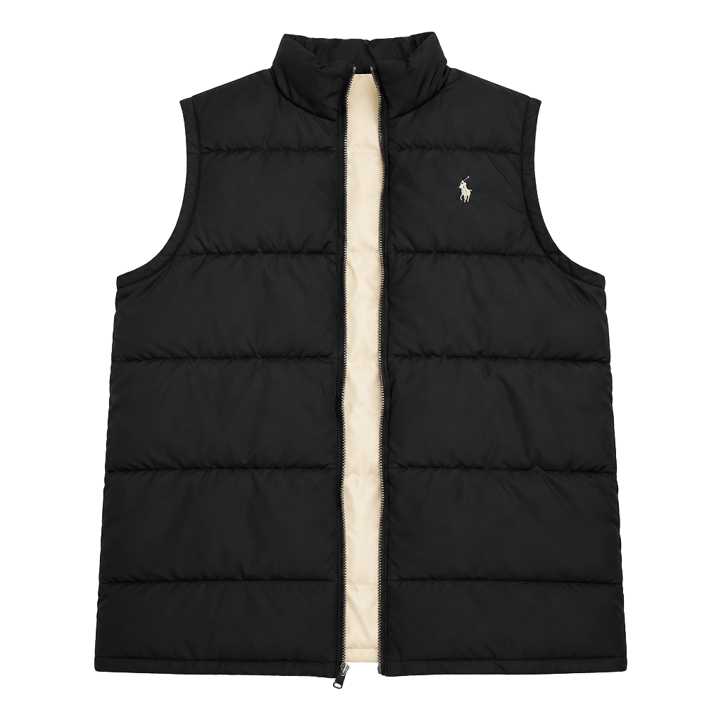 U.S. Polo Assn. Puffer Vest Size M Black 1