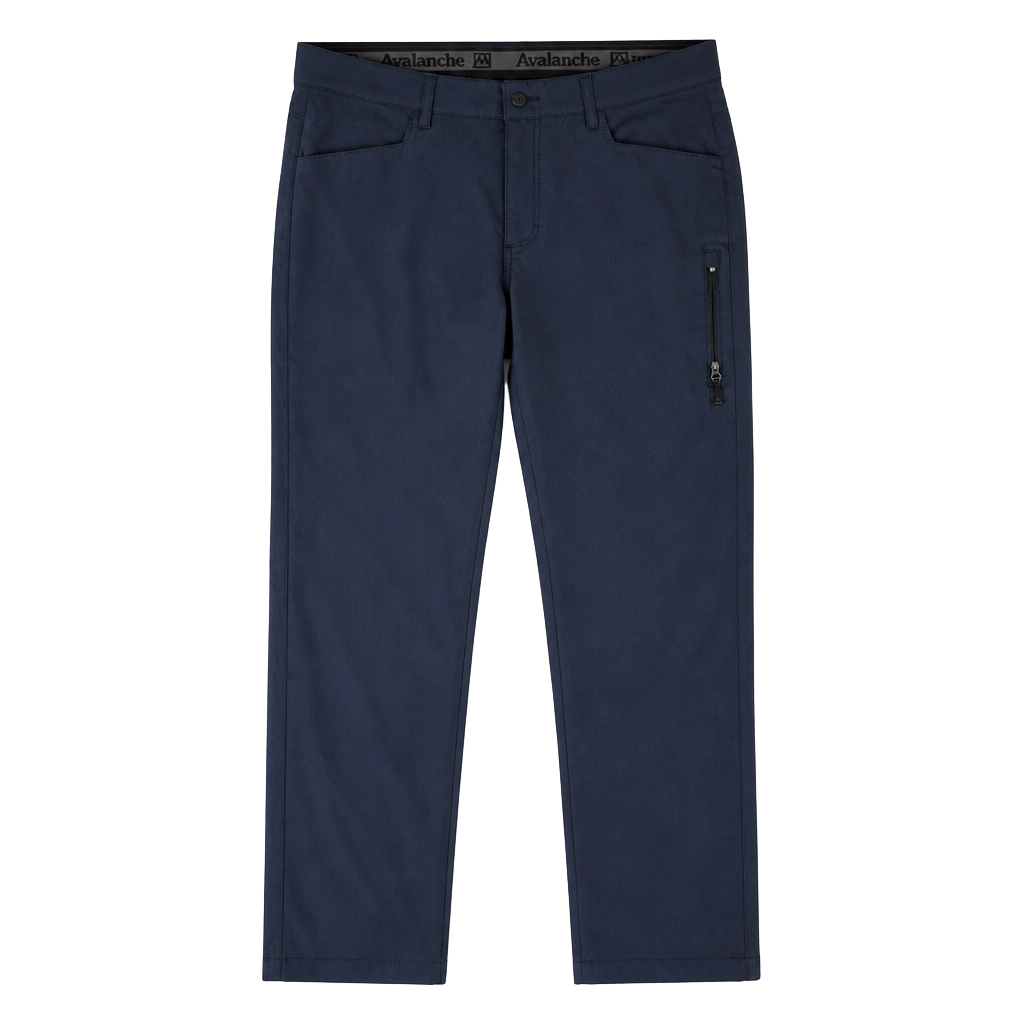 Avalanche Outdoor Supply Co Mens Hiking Pants Navy Blue Straight Leg Size 34 1