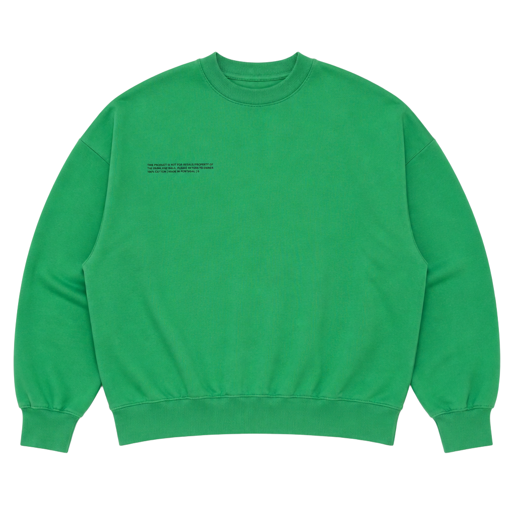 Pangaia Green Organic Cotton Crewneck Sweatshirt Size XS 1