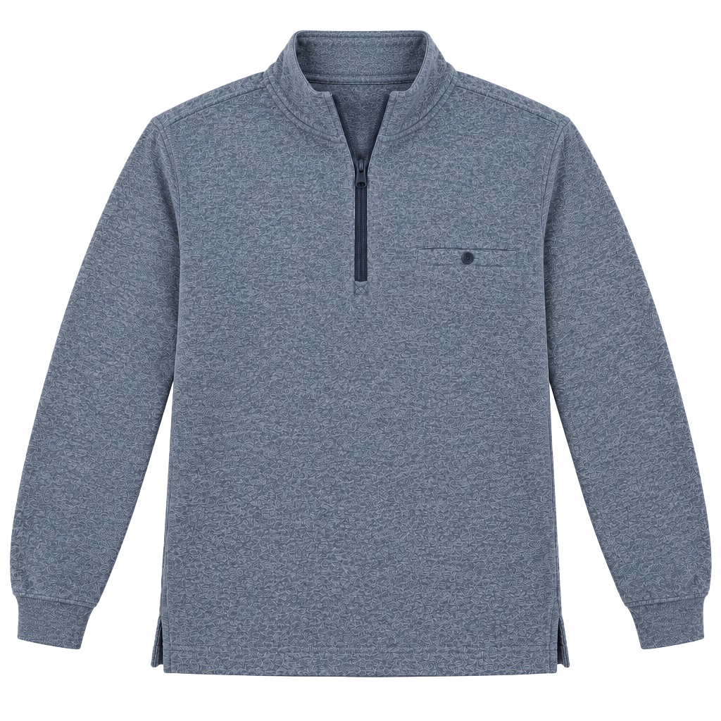 Johnnie-O Castro 1/4 Zip Pullover Size Large Sport Navy 1