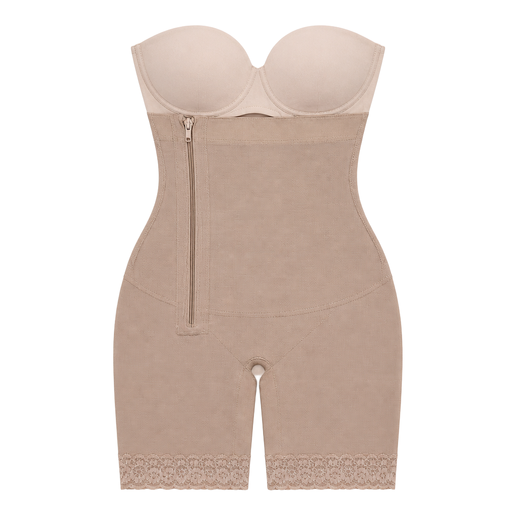 CYSM Biotherapy Shapewear Strapless Body Shaper Boyshort Style 491 1