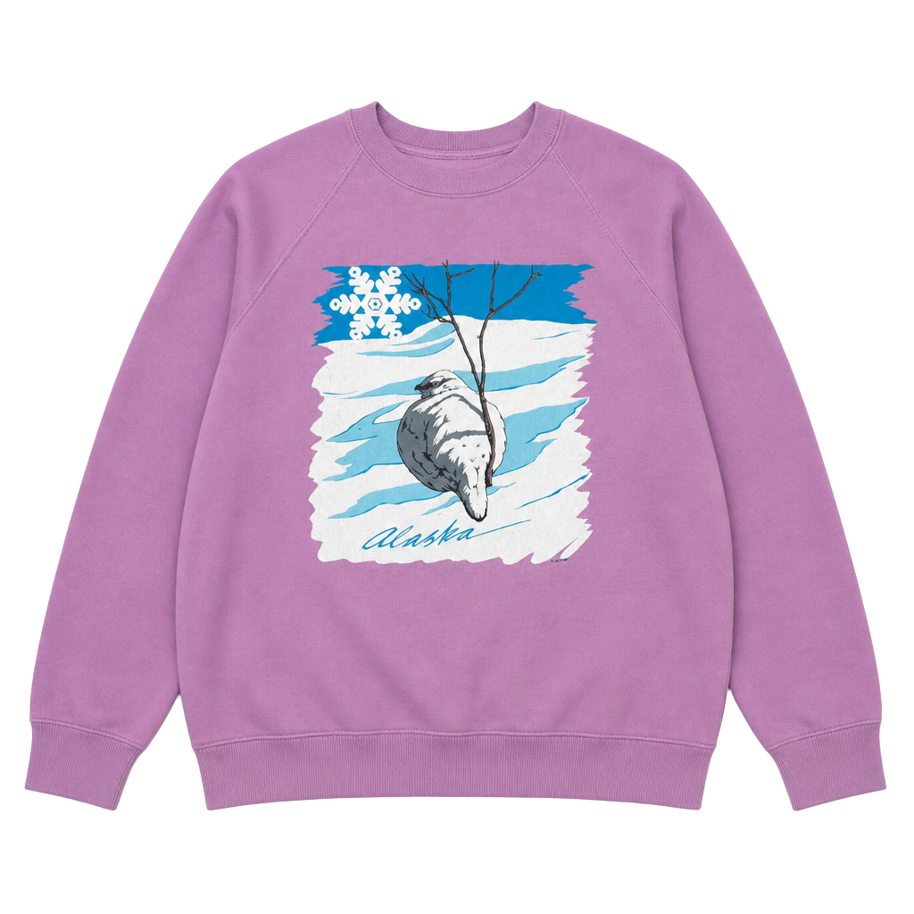 Vintage 1989 Fruit of the Loom Alaska Graphic Sweatshirt 1
