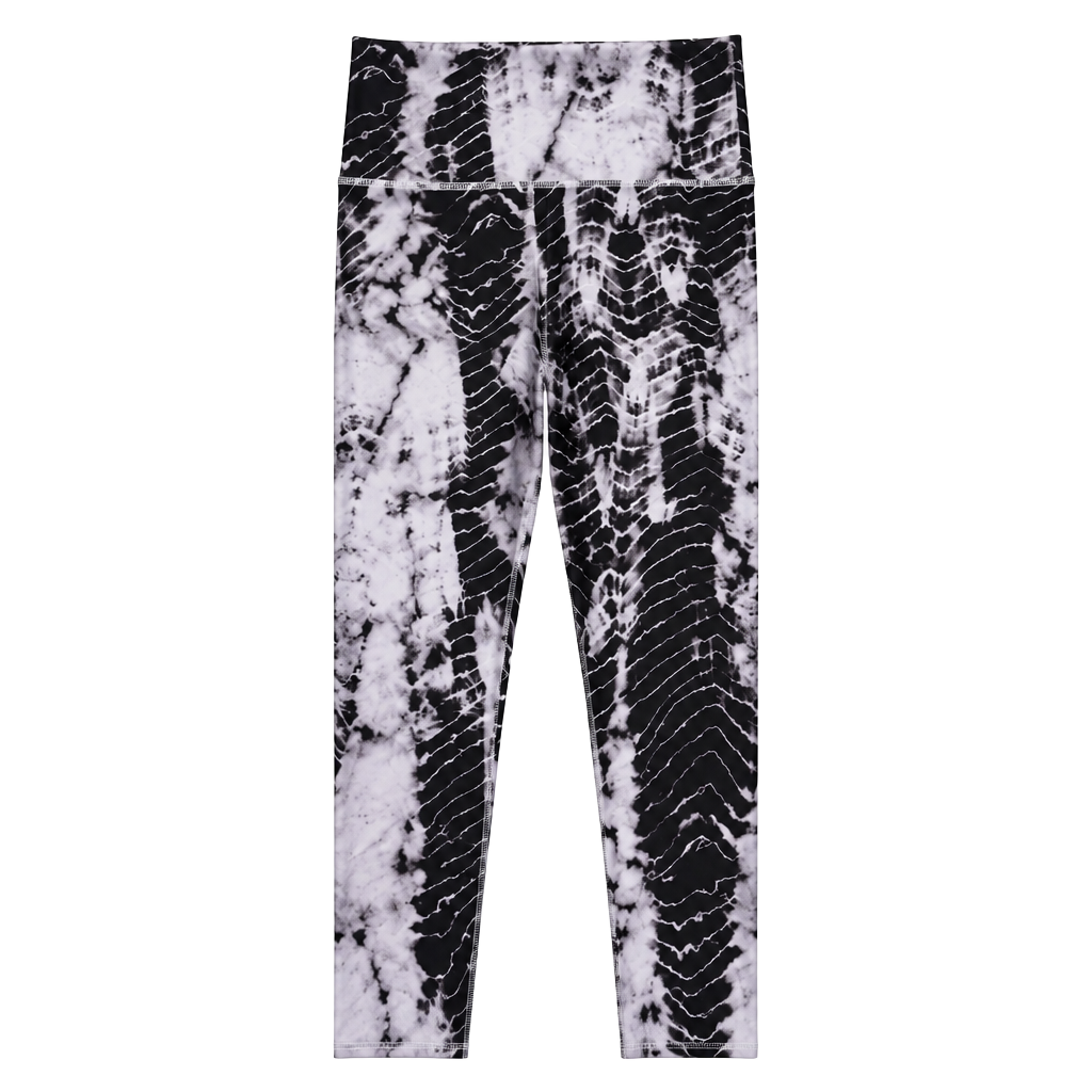 Evolution and Creation The Mia Legging Size L Black White Tie Dye 1