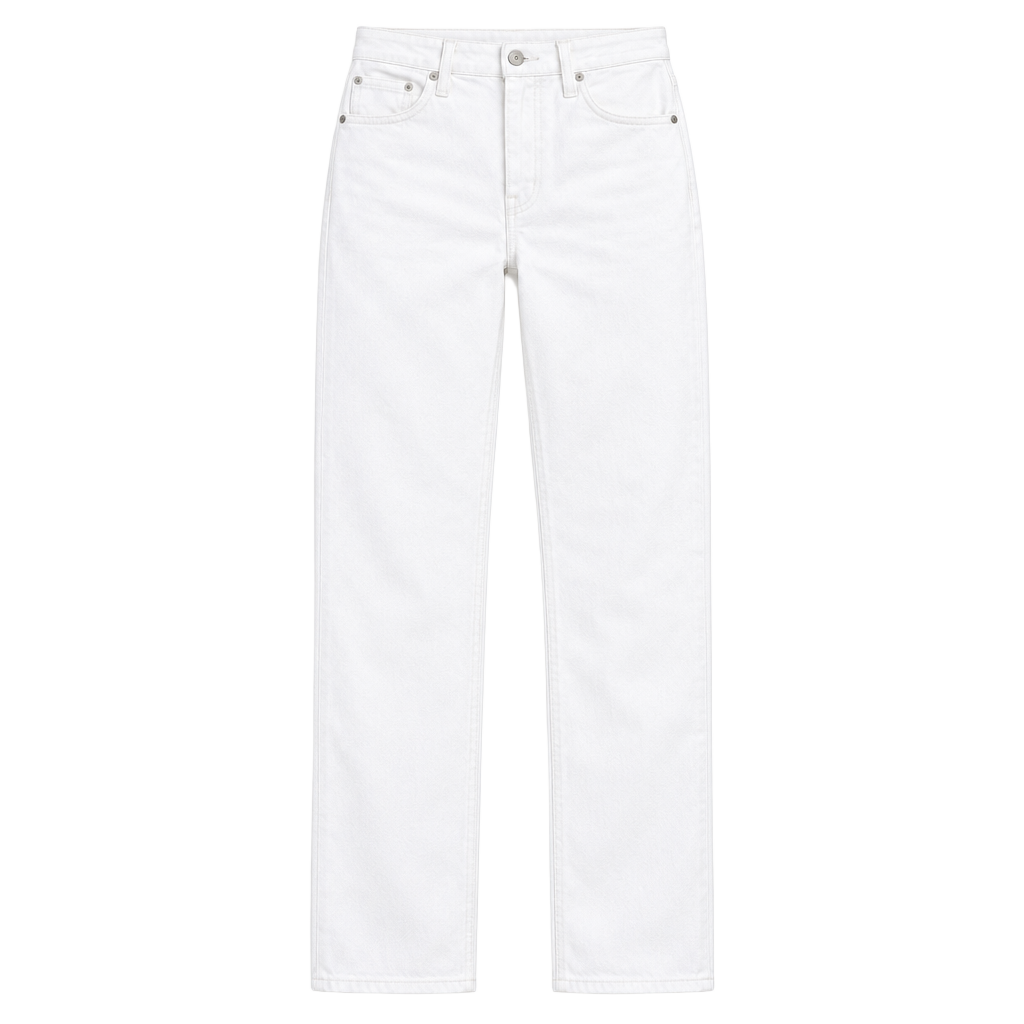 FRAME Le Garçon Blanc White Slim Boyfriend Straight Jeans 29 LGJ009 1