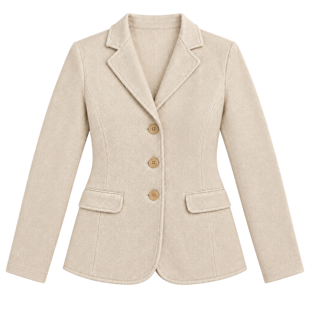 Lauren Ralph Lauren Camel Knit Blazer S Cotton Sweater Jacket Preppy 1