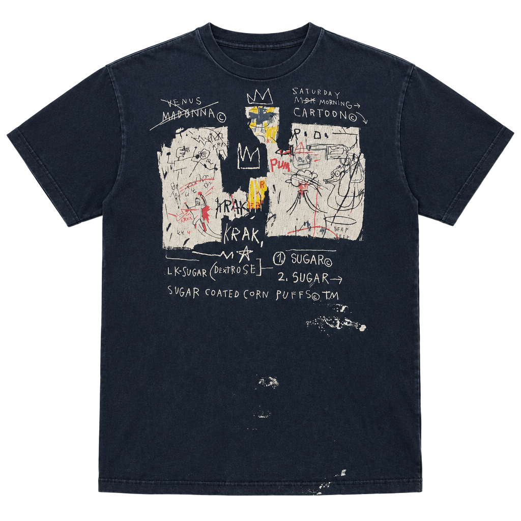 Rare Designer × Jean-Michel Basquiat 2K A Panel of Experts T Shirt L 1