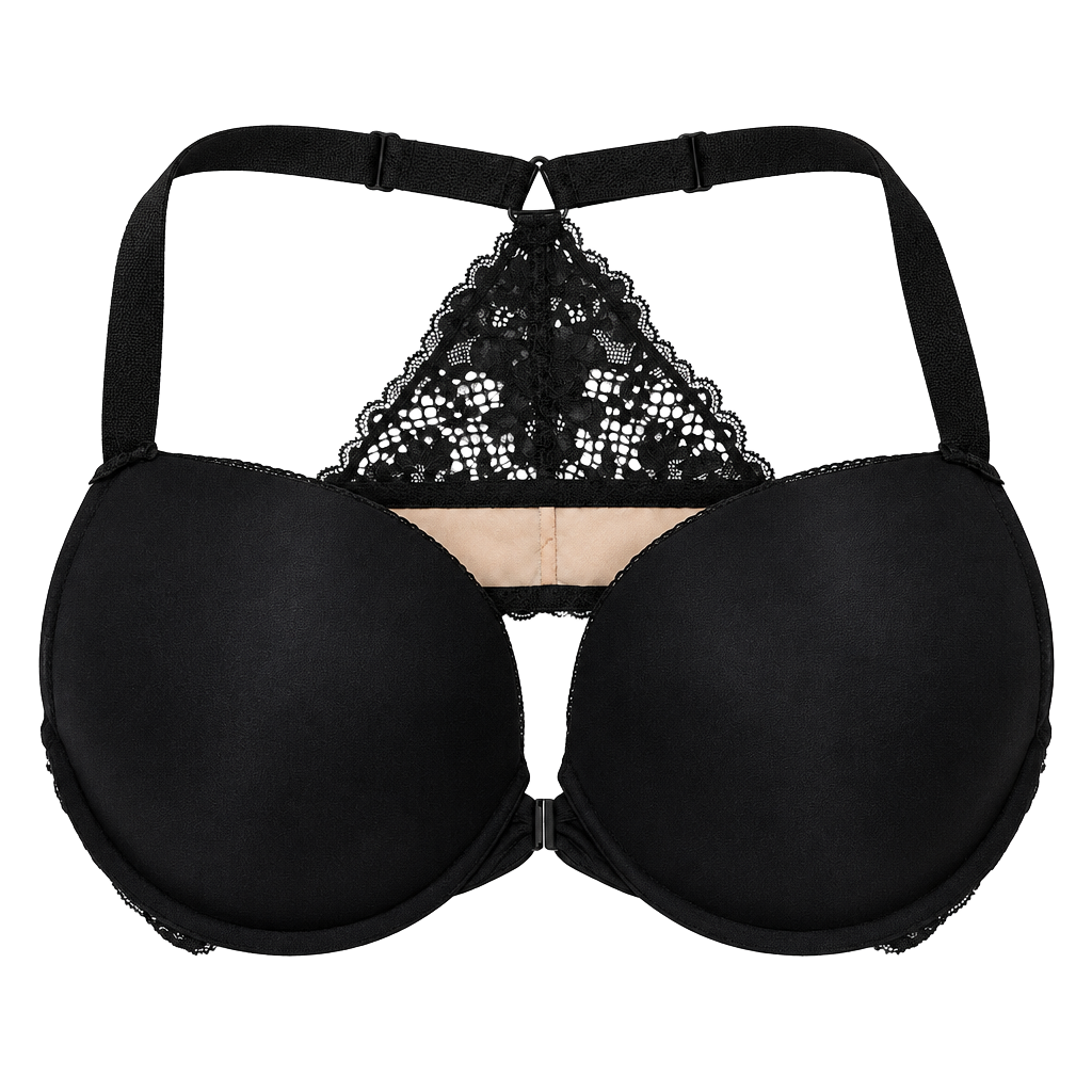 Adore Me Bra Size 40D Black Lace Underwire 1