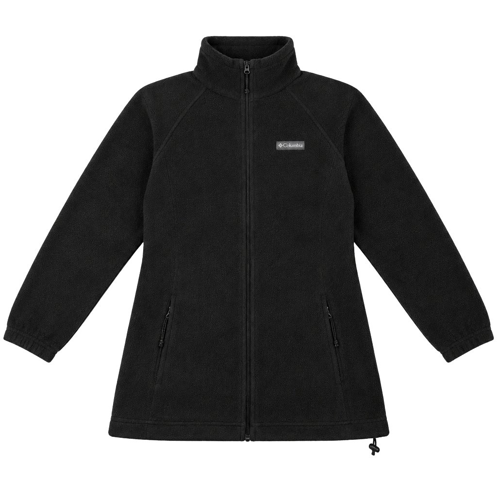 Columbia Full Zip Fleece Jacket Size S Black 1