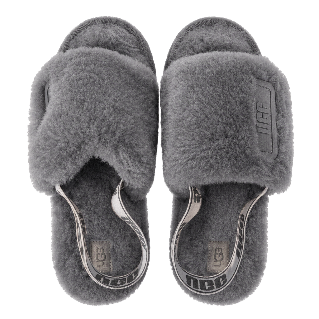 UGG Disco Slide Slippers Ash Fog Gray Size 9 1