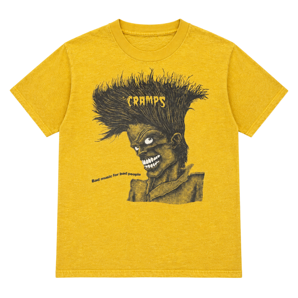 1980s The Cramps Bad Music For Bad People Large Shirt 1
