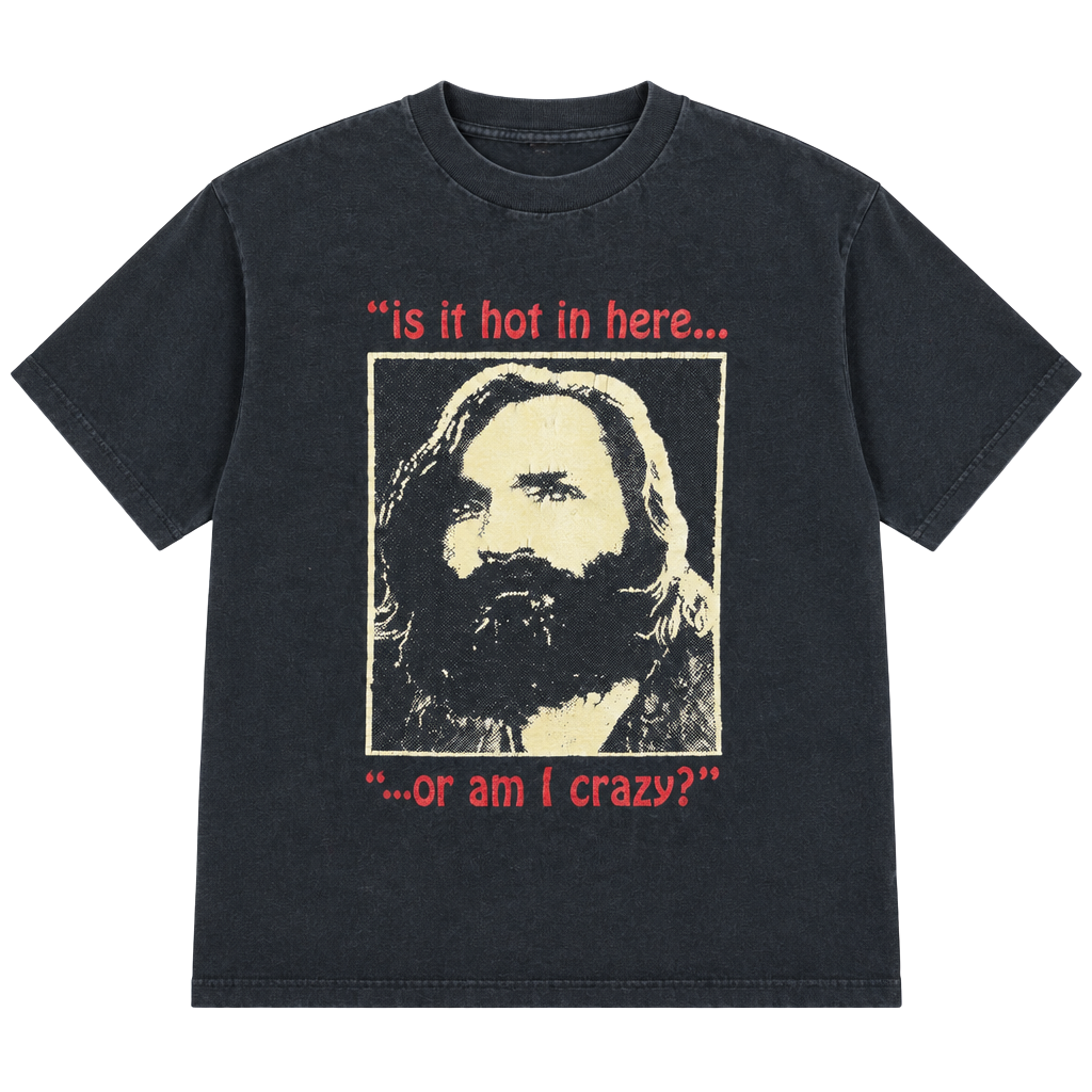Balzout Vintage Charles Manson Is It Hot In Here Or Am I Crazy XL Shirt 1