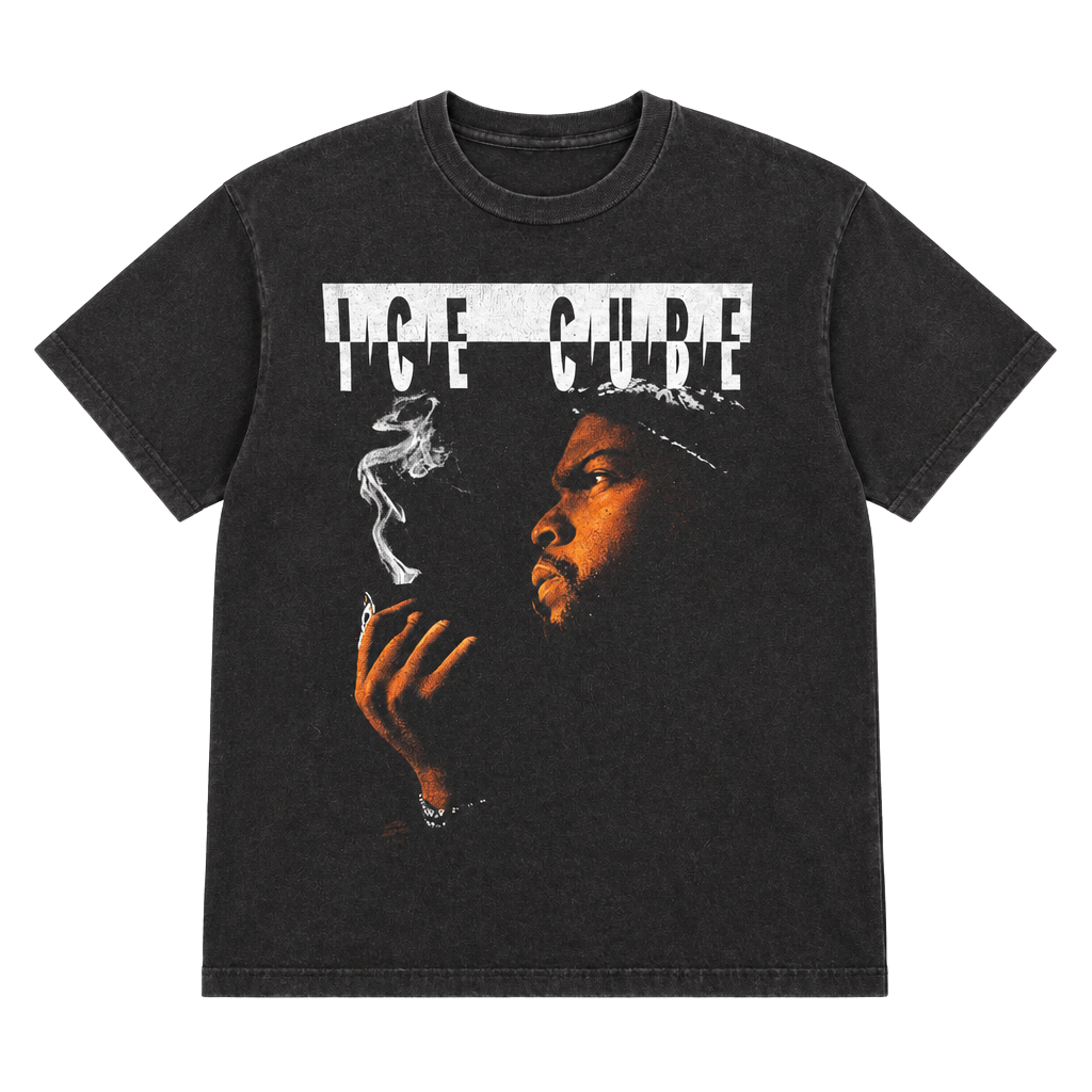 Vintage Hanes 1992 Ice Cube The Predator Rap T-Shirt Black 1