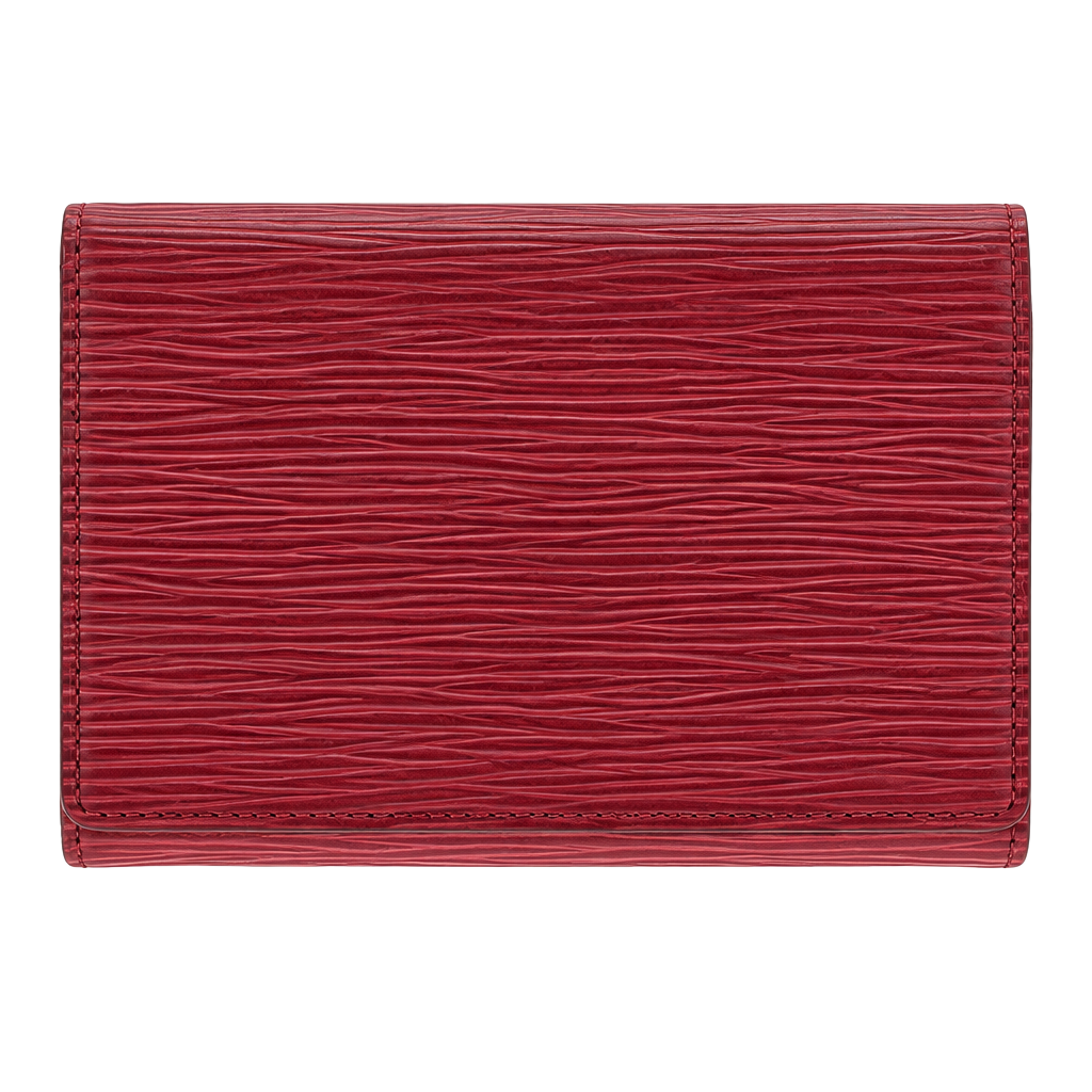 Louis Vuitton Epi Leather Portefeuille Tresor Wallet Red 1