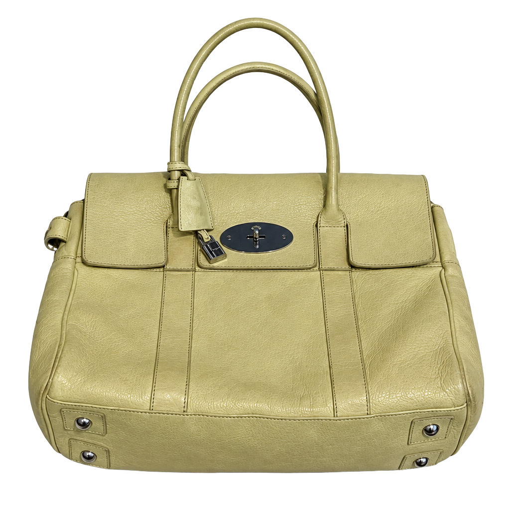 Mulberry Bayswater Heritage Handbag Pistachio Grain Leather 1