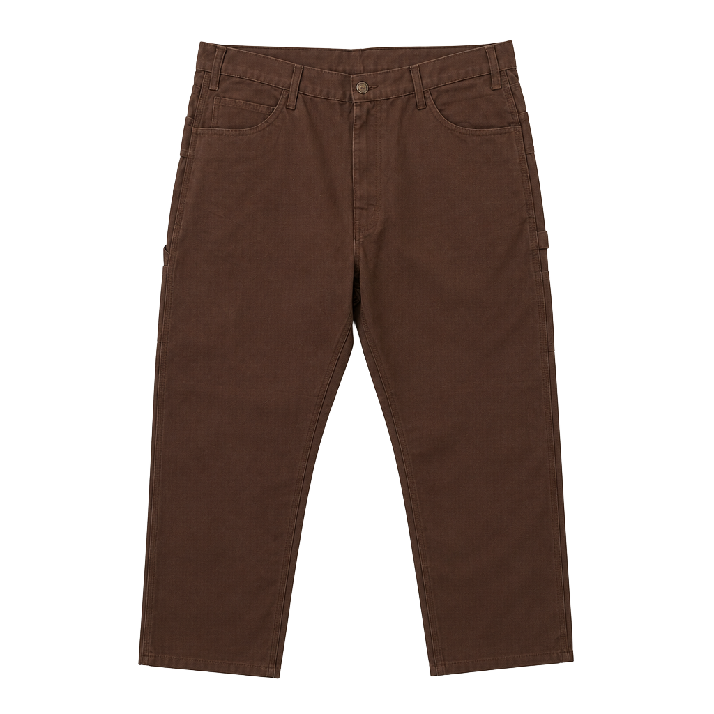Berne Washed Duck Carpenter Pant Size 38x30 Brown Workwear 1