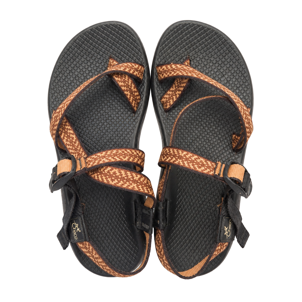 Chaco Z/Cloud 2 Sandals Size 9 Brown Black Aztec Geometric 1