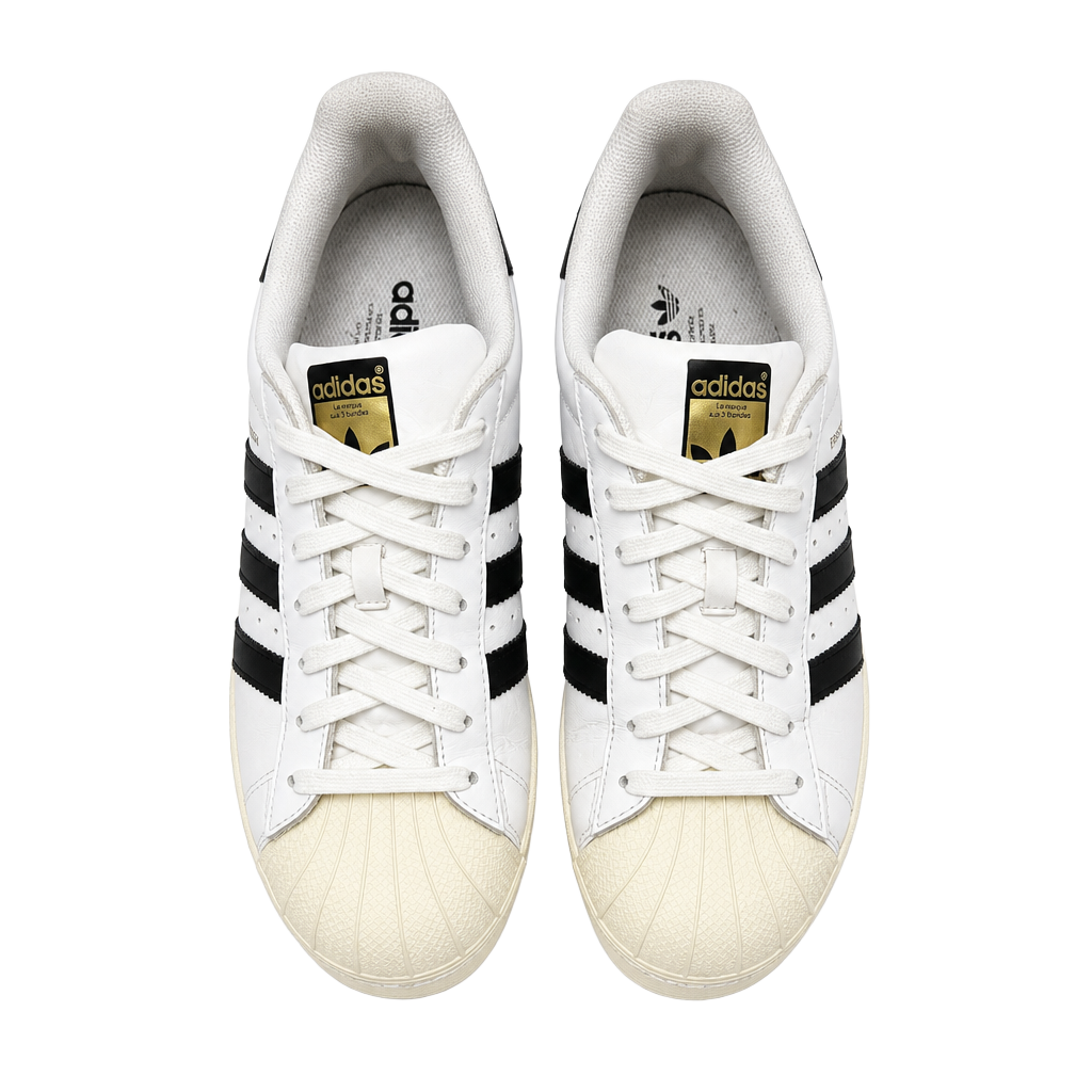 Adidas Superstar Cloud White Core Black Shell Toe Sneakers 1