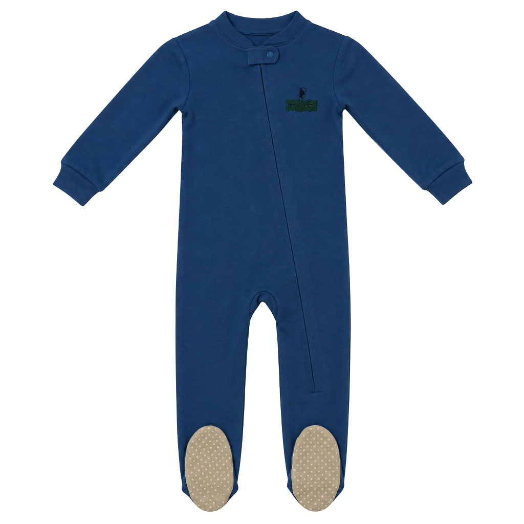 Amazon Essentials Marvel Wakanda Forever Footed Sleeper 24M Blue 1