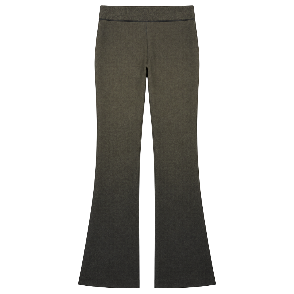 Fleece lined sheer Leggings black 1