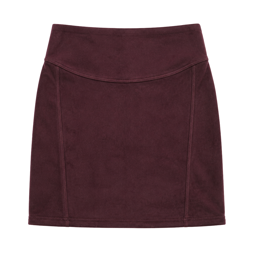 Lululemon Scuba High-Rise Mini Skirt Velvet Garnet Size XS 1