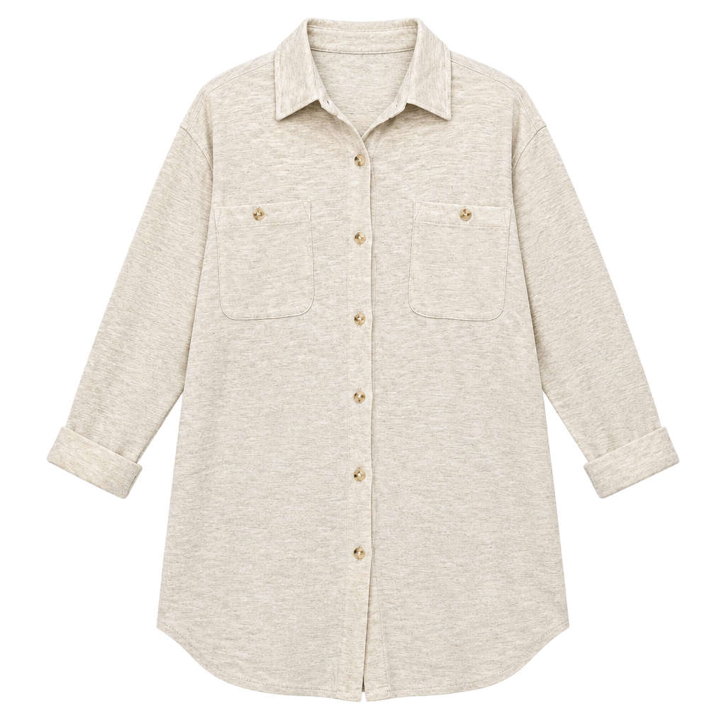 Sonoma Goods For Life Size M Button Down Shirt Beige (178) 1
