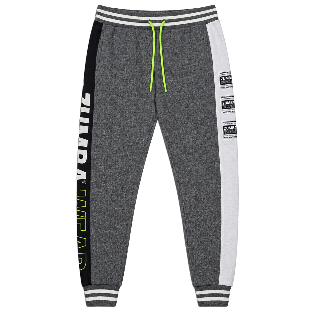 Zumba Sweatpants Gray Joggers 1