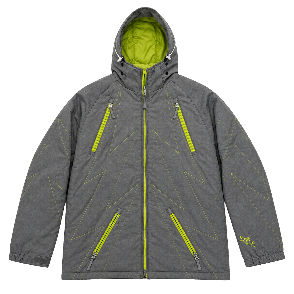 Body Glove Snow Technologies Jacket Size M Gray Green 1