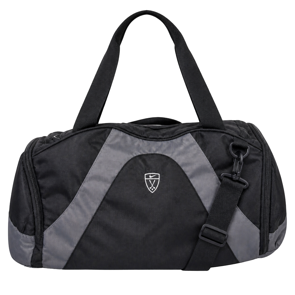 Nike Golf Duffle Bag Black Gray Shoulder Strap 1
