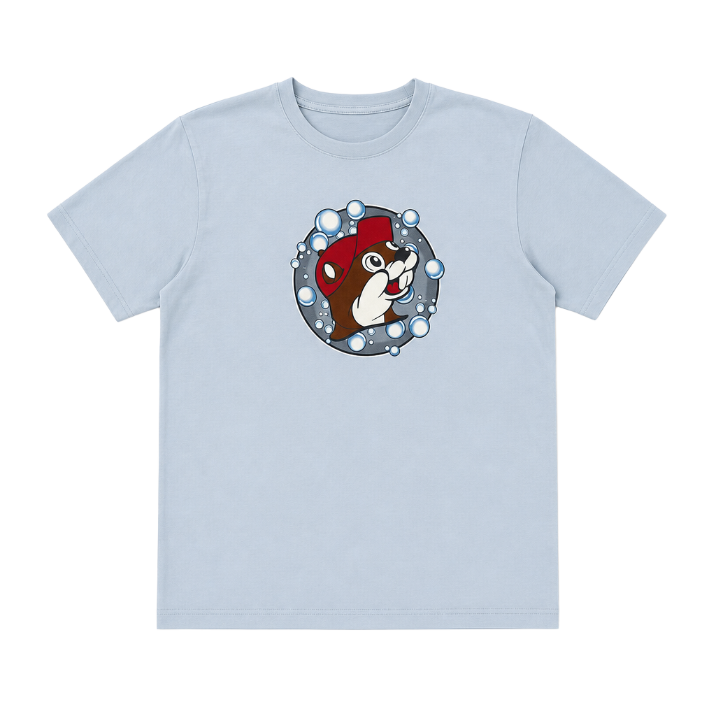 Buc-ee's I Washed My Hands At Buc-ee's Light Blue Graphic T-Shirt 1