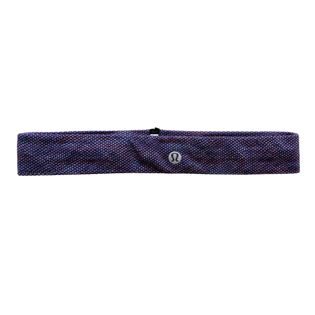 Lululemon Slipless Headband Velvet Gripper in Deep Plum Ziggy Wee Flare 1