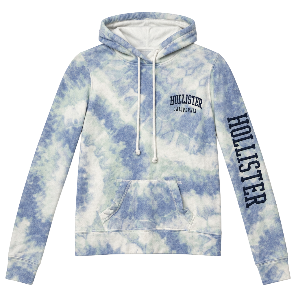 Hollister Hoodie Size Tie Dye 1