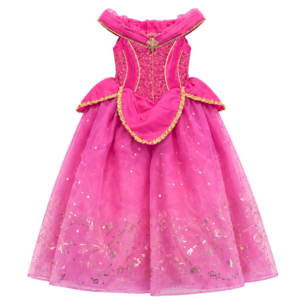 Disney Store Princess Designer Collection Aurora Costume Dress Pink 1
