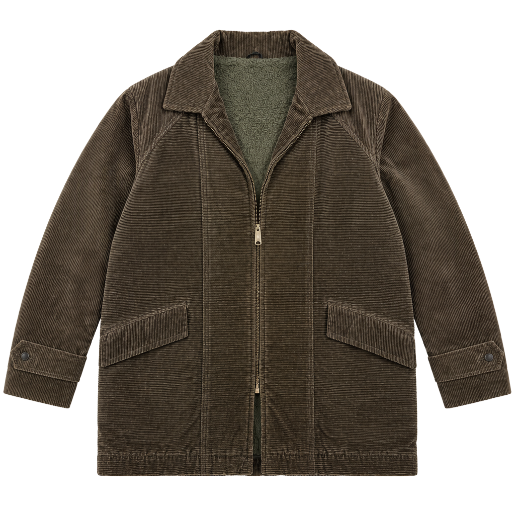 1950s Pennleigh W.T. Grant Corduroy Jacket Mens L Pile Lined Workwear 1