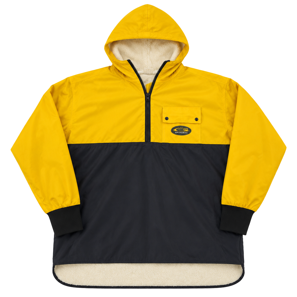 Grundens Weather Gear Rain Jacket Yellow Black 1