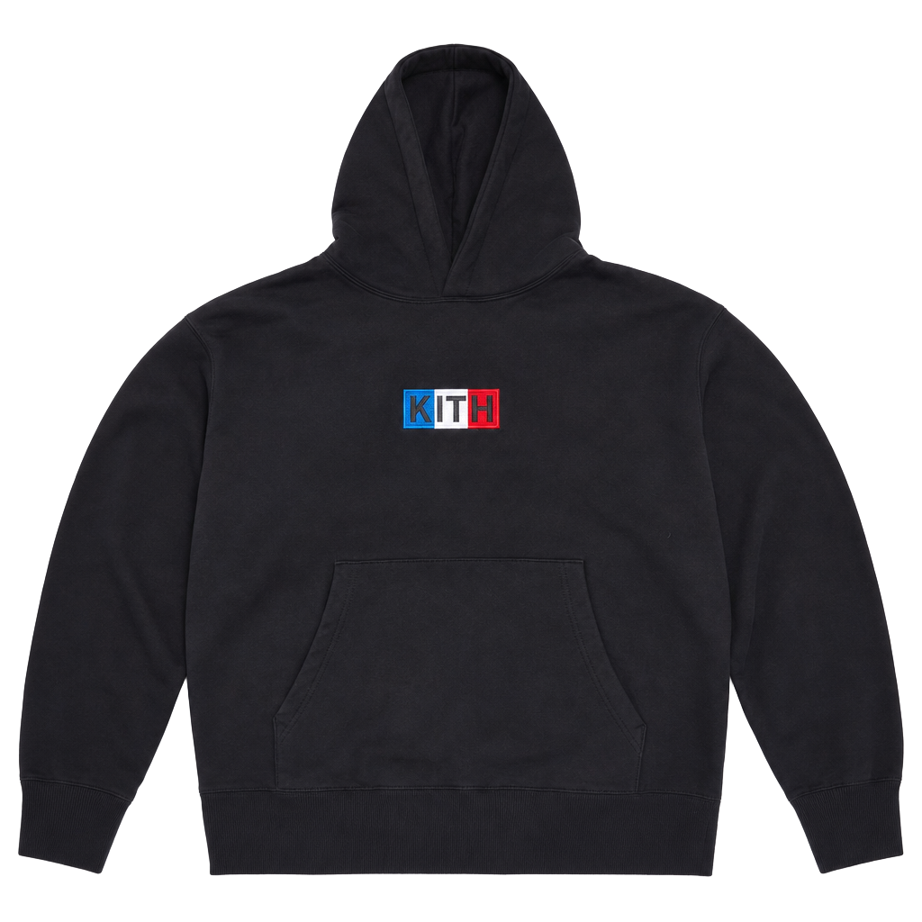 Kith Paris Store Opening Logo Hoodie in Black 1