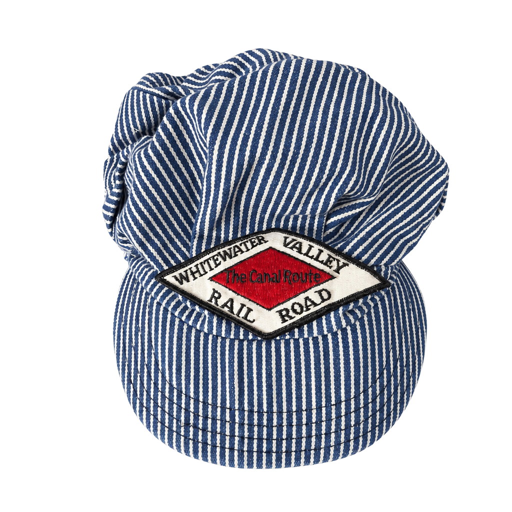 Whitewater Valley Railroad The Canal Route Engineer Conductor Pinstripe Snapback Cap 1