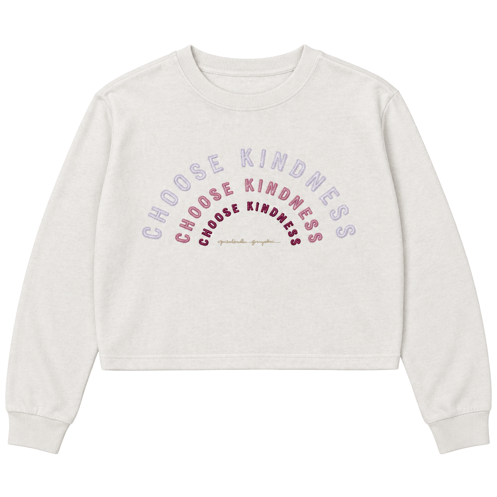 Spiritual Gangster Choose Kindness Sweatshirt Size Medium White 1