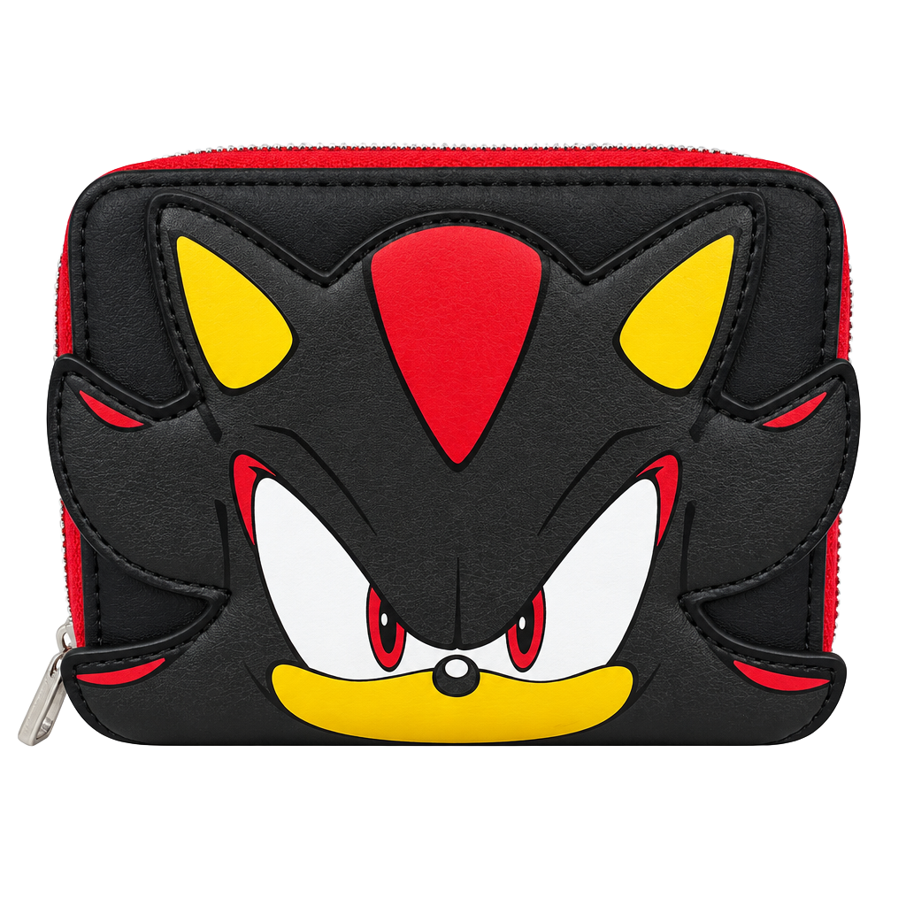 Loungefly Shadow The Hedgehog Zip Around Wallet 1