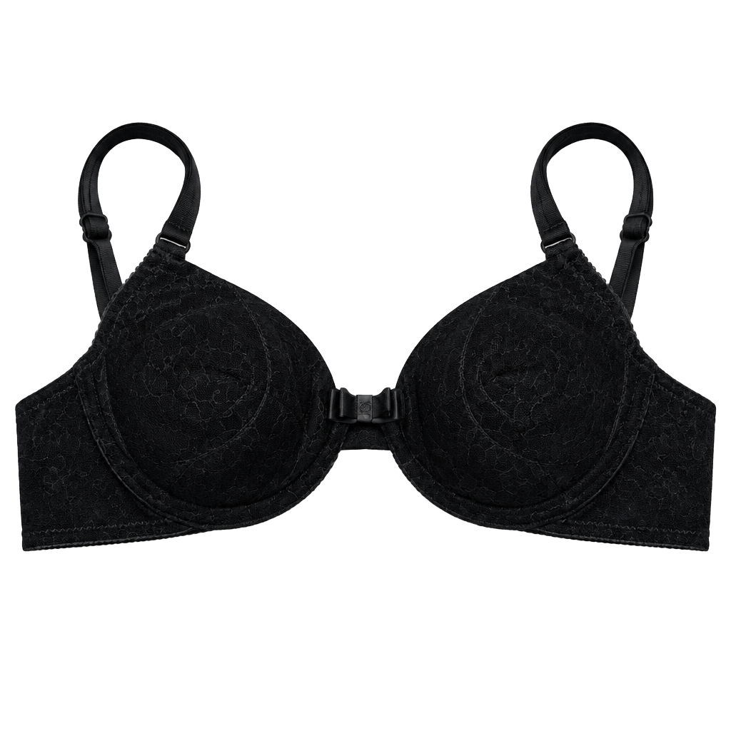 Victoria's Secret Velvet Bra Size 34A Black 1