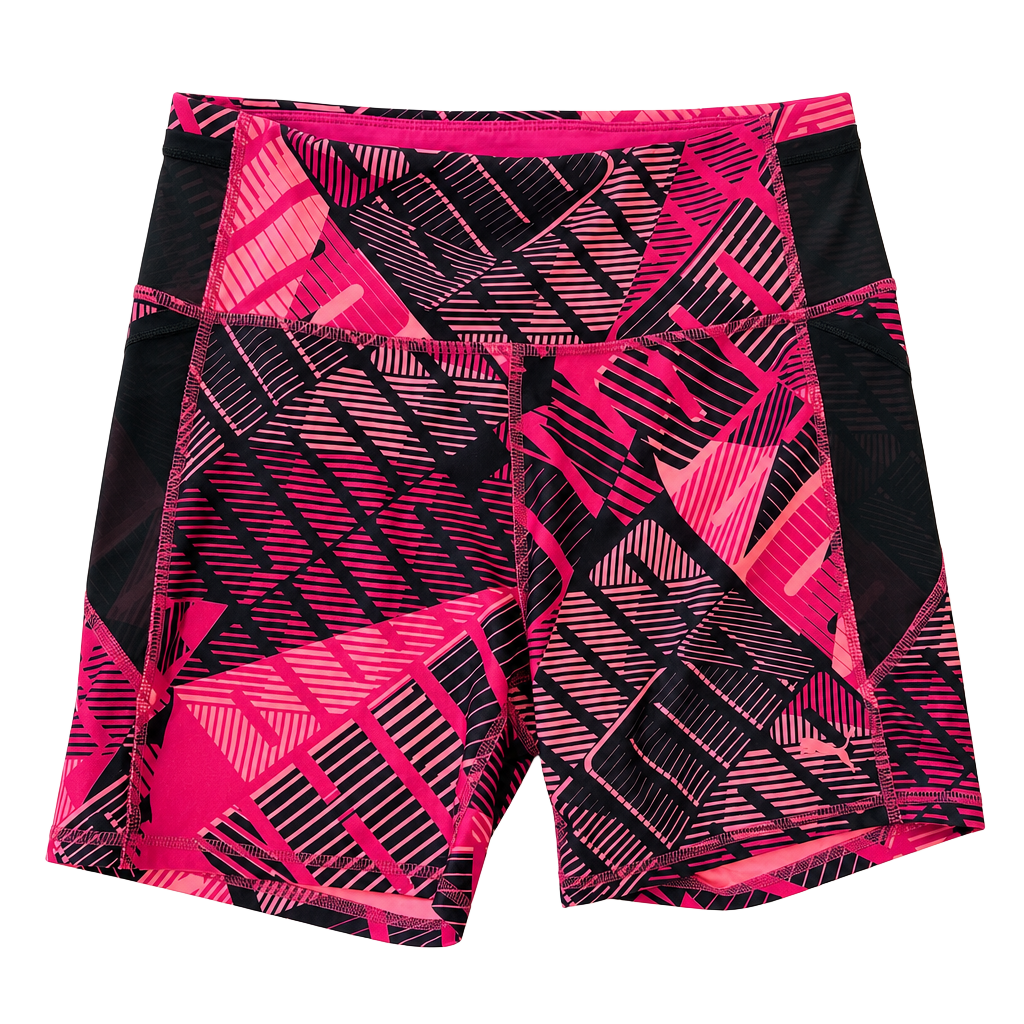 Puma Be Bold Geometric Print Performance Athletic Shorts 5 in 1